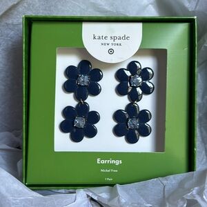 Kate Spade x Target Blue Floral Earrings